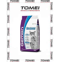 GEMON Sterilised  STERILIZZATI Tonno e Salmone  cibo secco per gatti  2 kg MONGE